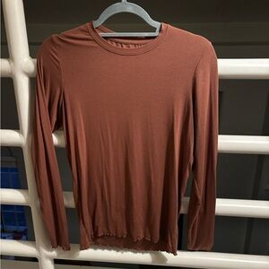 Outdoor Voices Rust Brown Sleeve